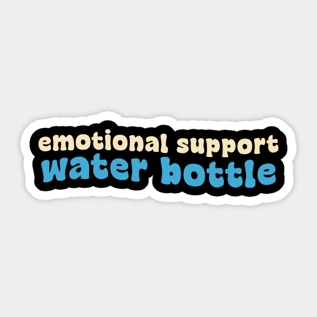 Emotional Support Water Bottle Please Do Not Pet Sticker by QuortaDira